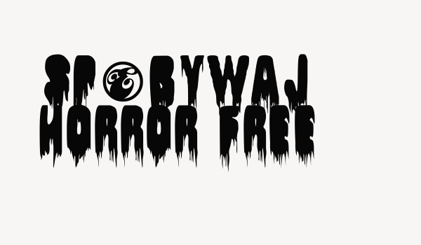 SpBywaj Horror free Font